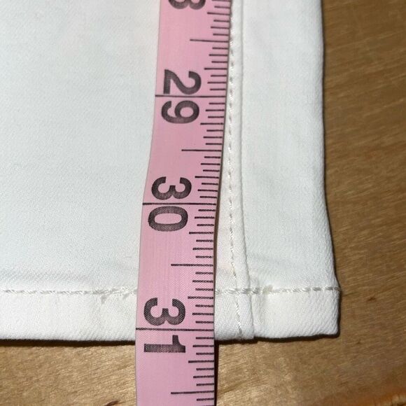 Ann Taylor Womens Low Rise‎ Curvy Fit Skinny Ankle Jeans White Size 6 - Picture 11 of 11